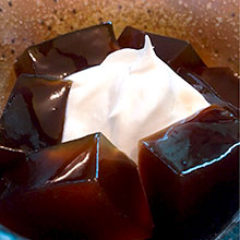 自家製コーヒーゼリー